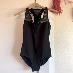 Danznmotion black leotard, size adult medium